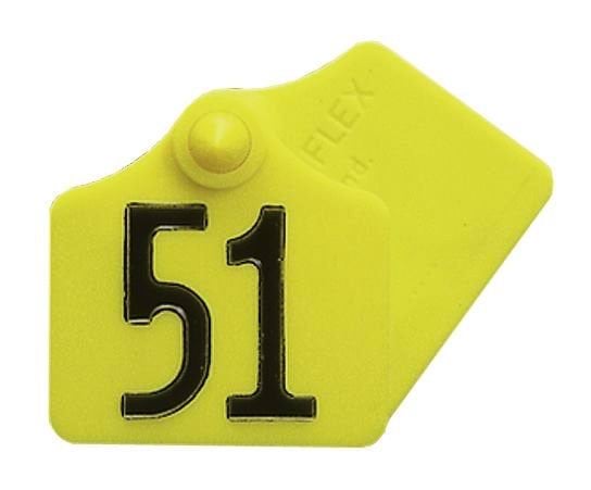 Вушна бирка Primaflex 1, двосторонній друк, в упаковці 25 шт, Kerbl