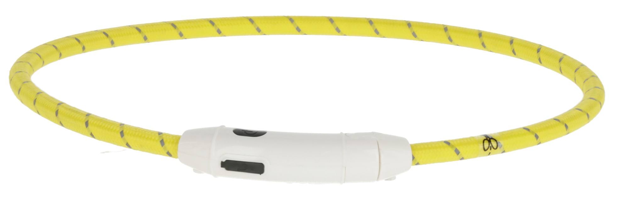 Нашийник для собак LED Maxi Safe, світлодіодний 65 см. x 1 мм, жовтий, Kerbl