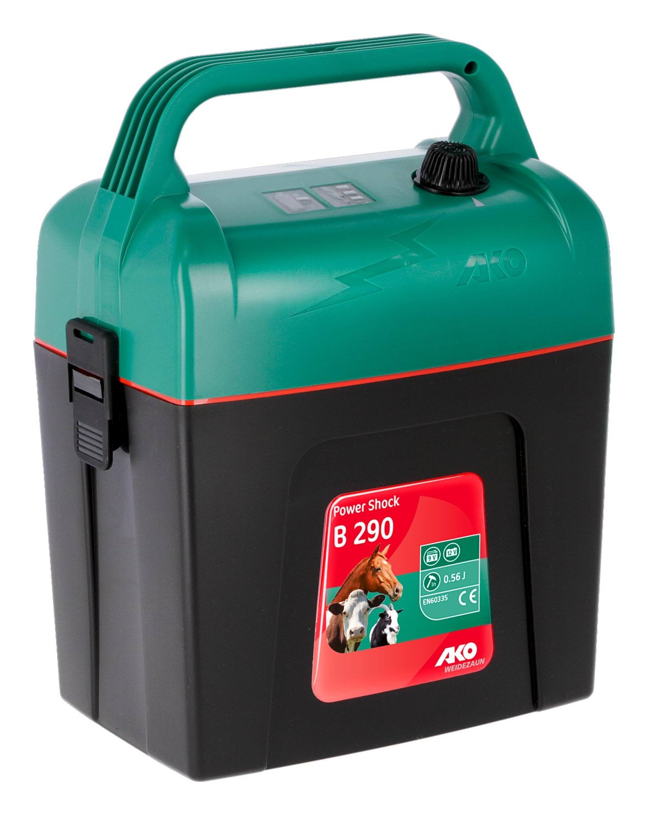 Універсальний електризатор Power Shock B 290, для коней, ВРХ та малих тварин, 0.45 J, AKO