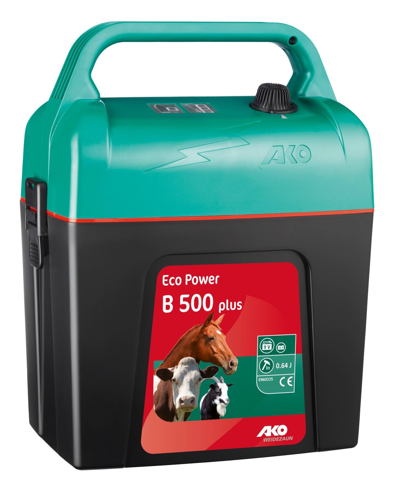 Електризатор батарейний Eco Power B 500, для коней, ВРХ та малих тварин, 0.64 J, AKO