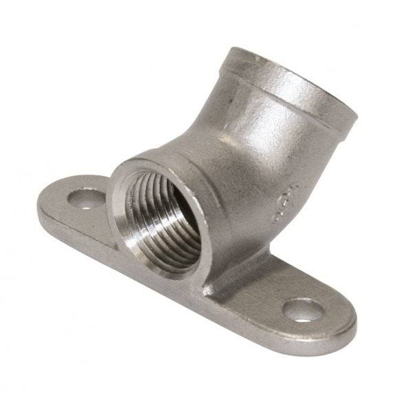 "Настінний кронштейн для поїлки 1/2""-1/2"", 30°, нержавіюча сталь, Kerbl"