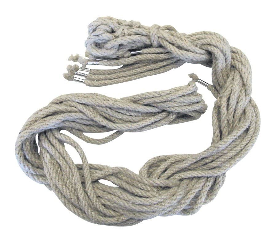 Конопляна мотузка 2,5 м х 8 мм, 10 шт, Kerbl