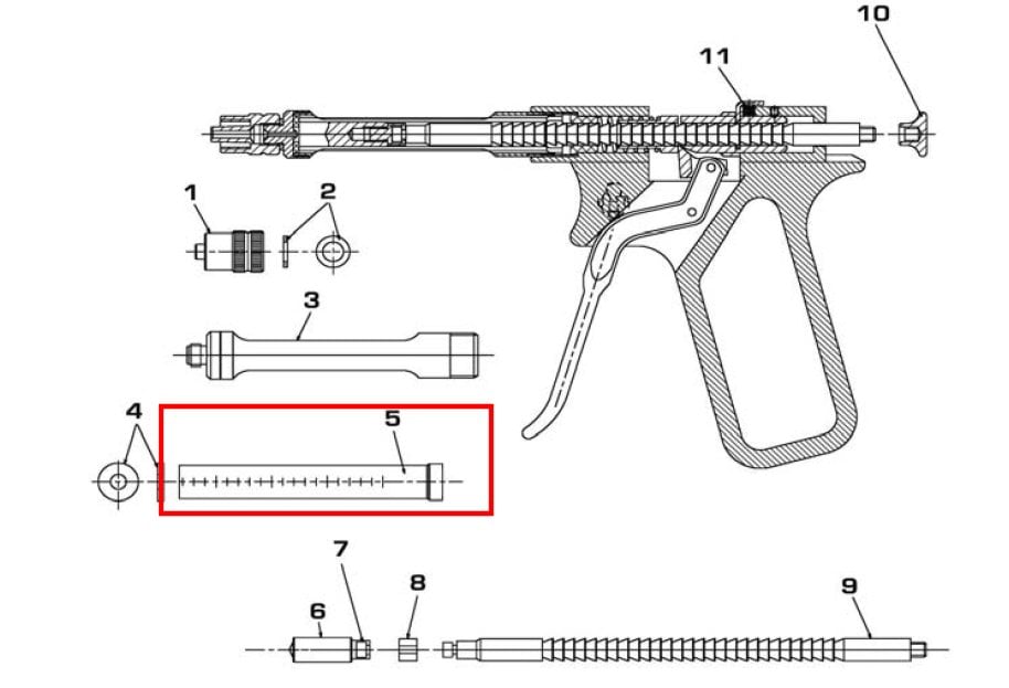Запасний циліндр HSW HENKE-JECT® TBC 1,8 мл (стара модель)