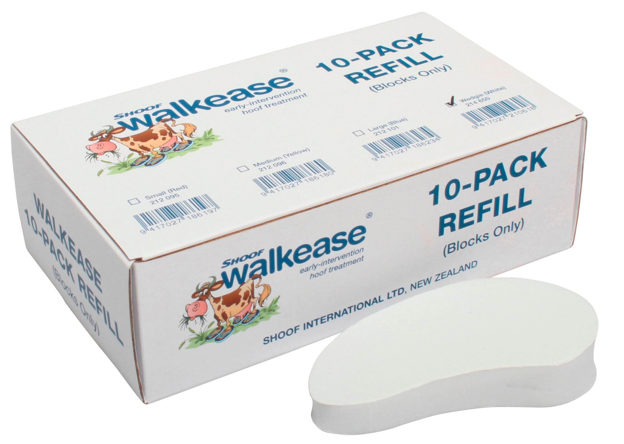 Накладки на копито Walkease Wedgy, скошена, 10 шт, Kerbl