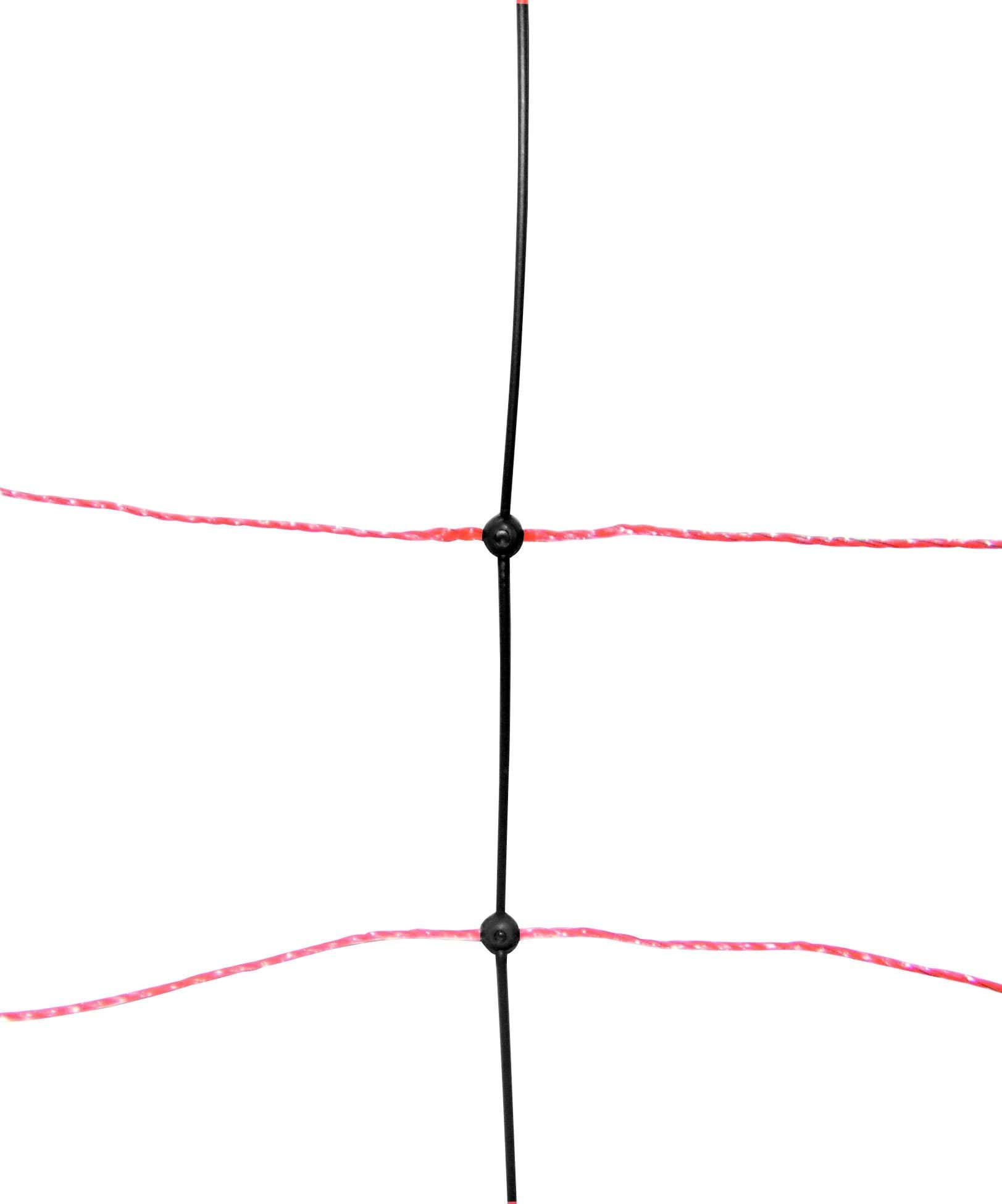 Сітка для овець TitanNet, 50м х 90 см, одинарний штир, чорно-оранжева, Kerbl