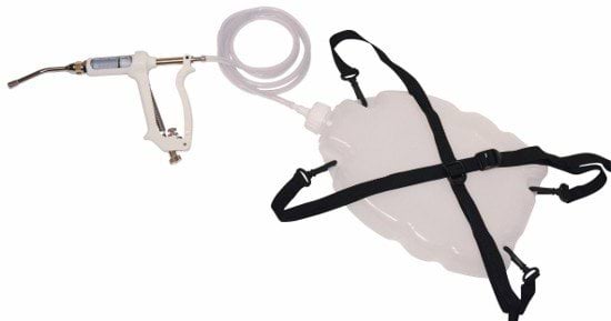 Шприц самонаповнювальний HSW DRENCH-MATIC® Premium, 23 мл, з ранцевою каністрою 2,5 л