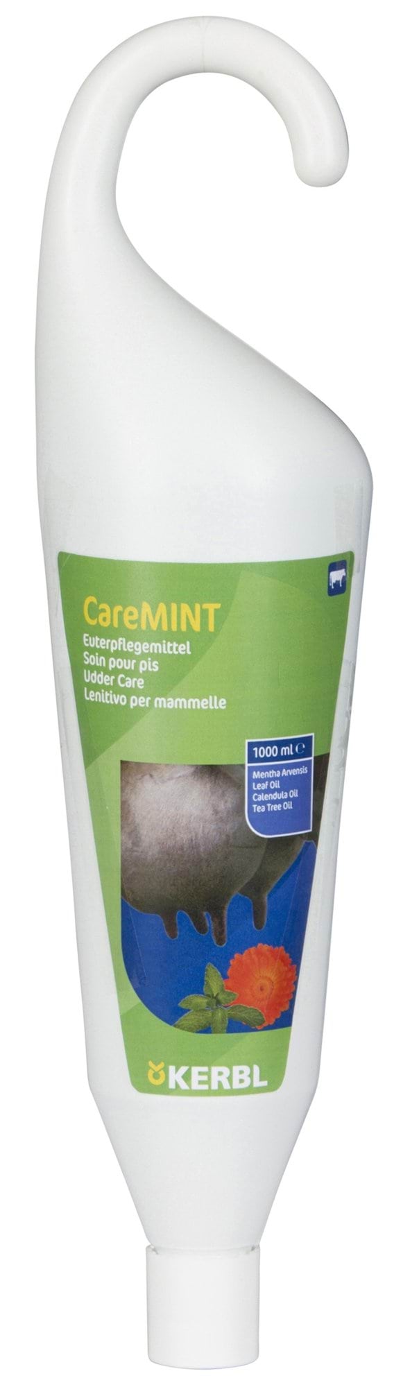 Гель для вимені з маслом календули та чайного дерева CareMint, 1000 мл, Kerbl