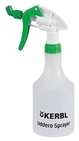 Дезінфекційний обприскувач Uddero Sprayer для сосків, з металевим соплом, 500 мл, Kerbl