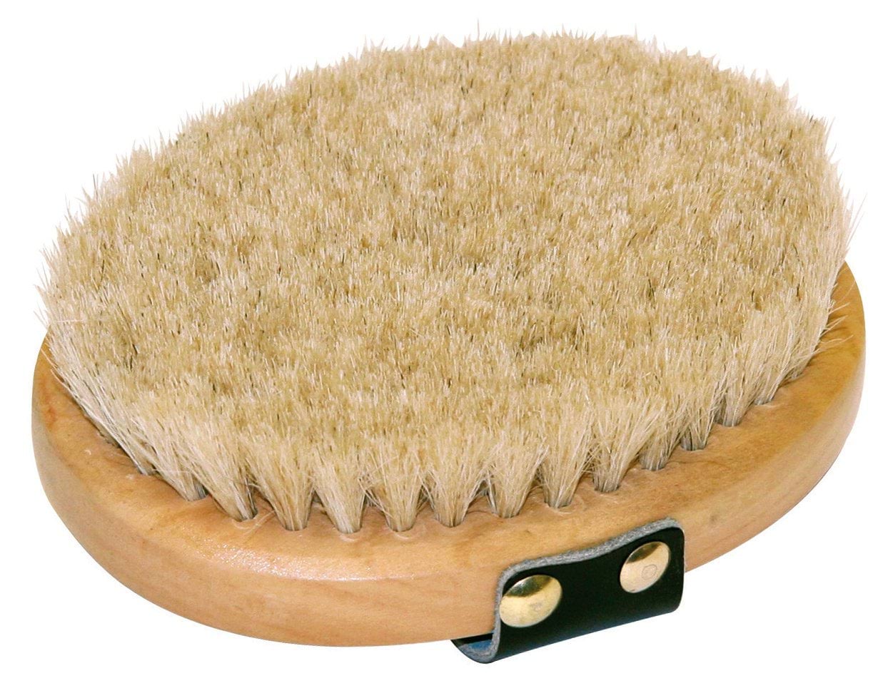Щітка для коня Brush&Co, з ремінцем, м'яка, дерев'яна, 13 см, Kerbl