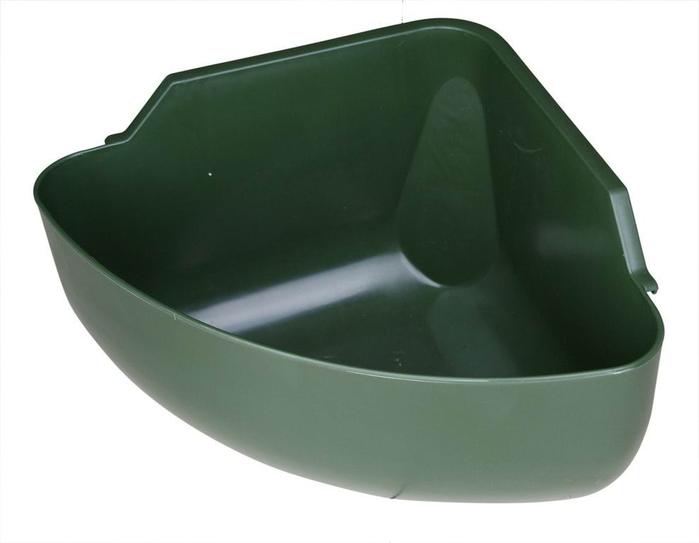 Годівниця кутова, 31 л, 60 x 30 x 45 см, оливкова, Kerbl