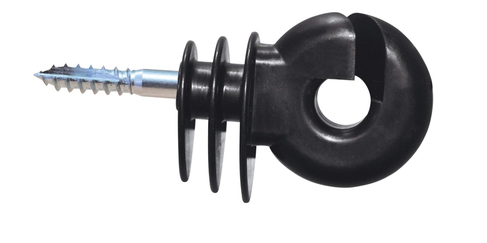 Ізолятор кільцевий Easy Drill EDX, короткий саморіз, чорний, 20 шт., блістер, AKO