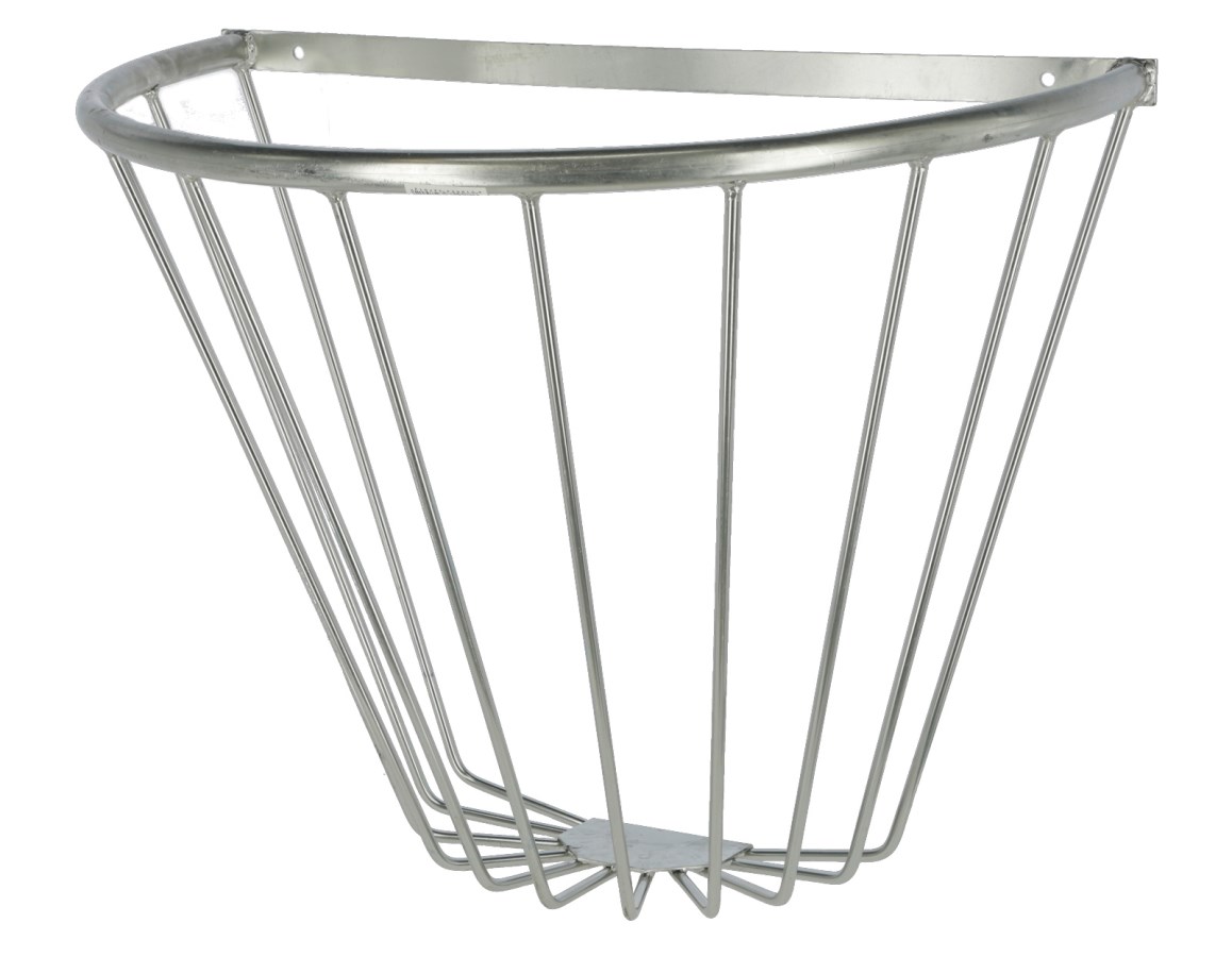Годівниця для сіна, напівкругла, оцинкована, 75 x 41,5 x 64,5 см, Kerbl