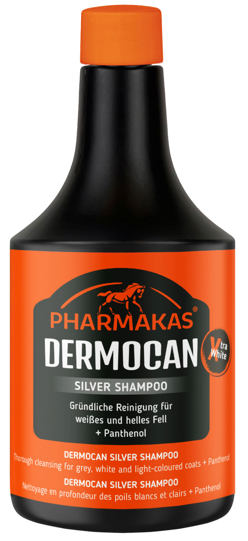 Шампунь Dermocan Silver для білих коней, 500 мл, Pharmakas