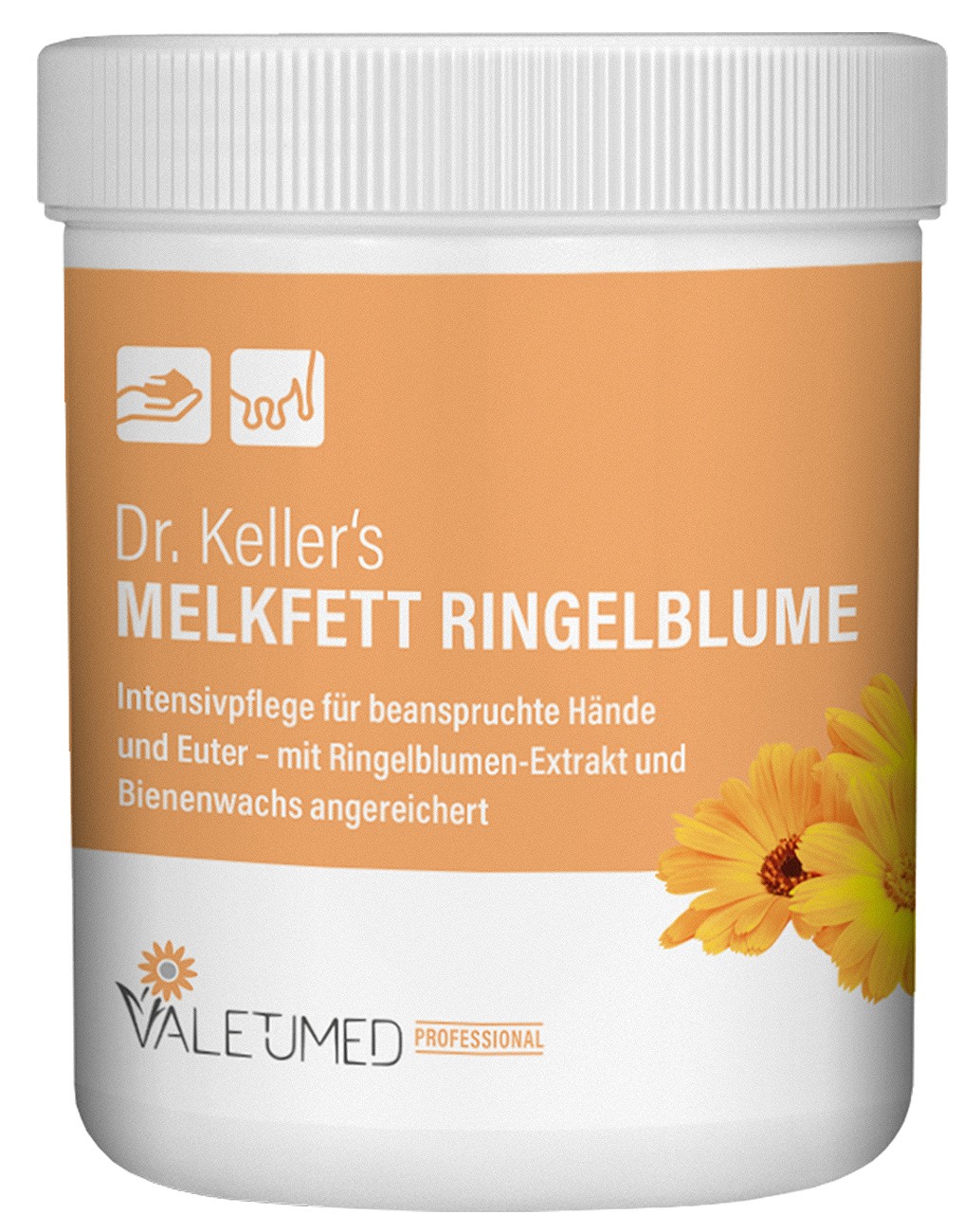 Крем для вимені з календулою Dr. Keller, 500 мл, VALETUMED