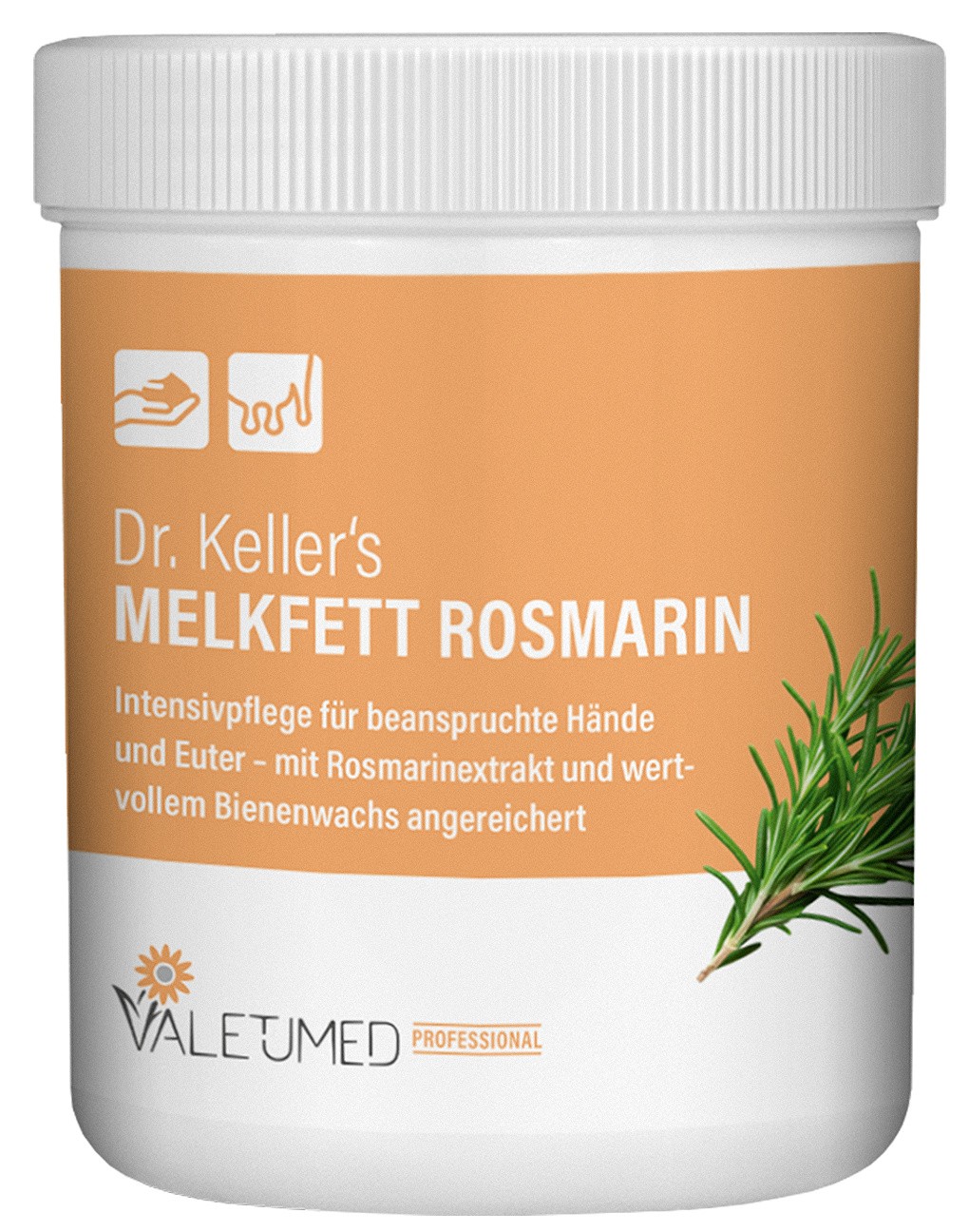 Крем для вимені з розмарином Dr. Keller, 500 мл, VALETUMED