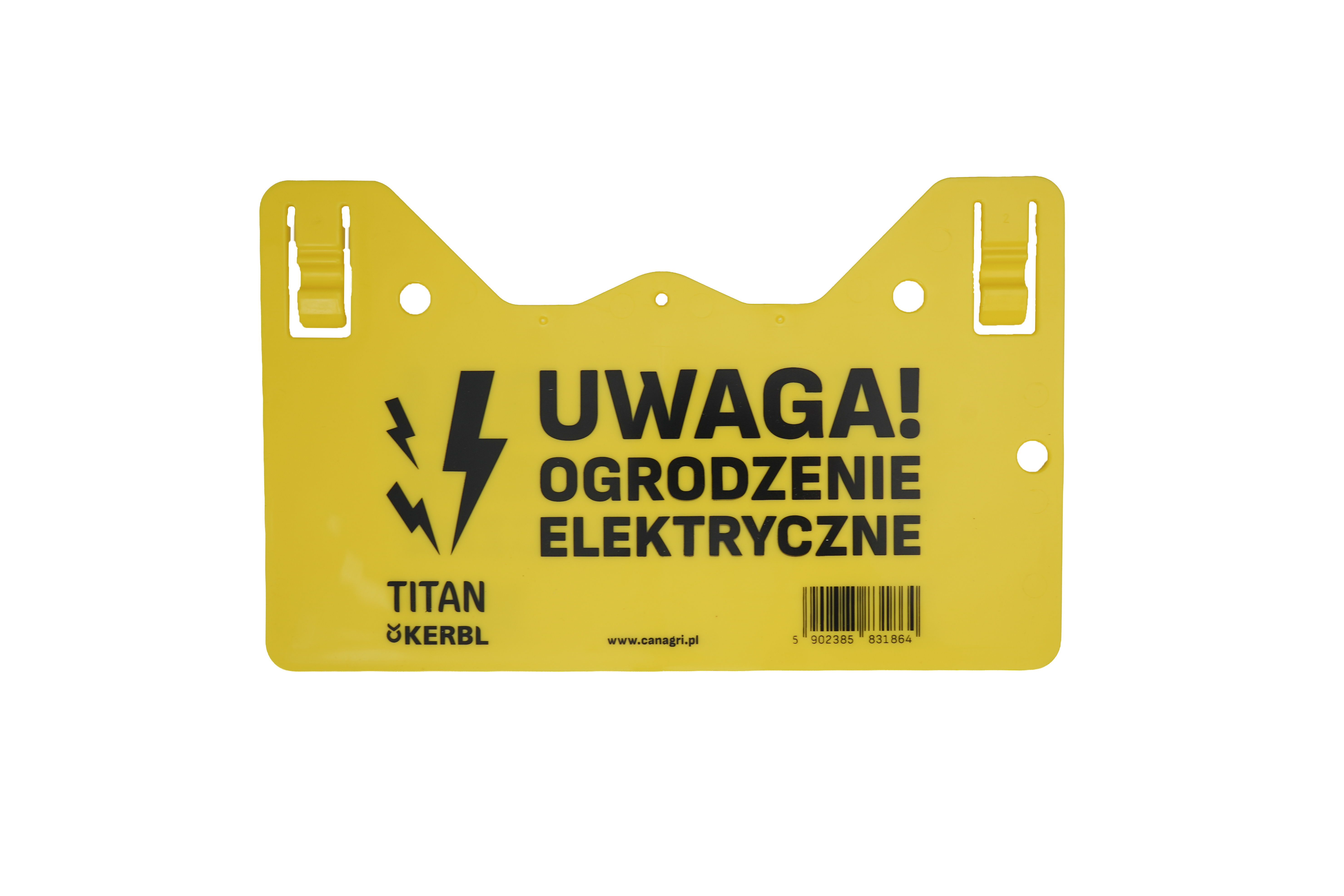 Попереджувальна табличка з логотипом TITAN, 16 x 26 см, Kerbl